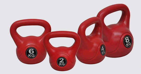 Kettlebell 20Kg Kettlebell Set Home Gym Weight Fitness Exercise - 8Kg + 6Kg + 4Kg + 2Kg - Training Fitness Equipment Sports Equipment