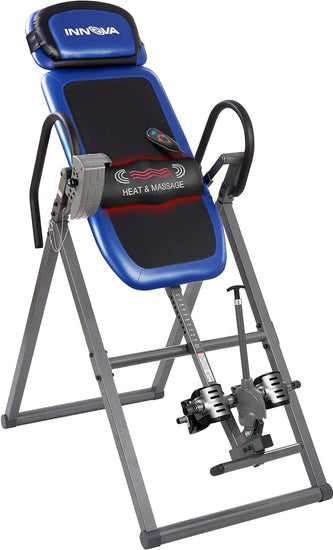ITM4800 Advanced Heat and Massage Inversion Table,Black/Blue/Gray