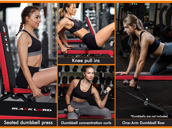 Fid Bench Weight Bench Press Foldable Full Body Training Equipment for Home Gym Workout Fitness