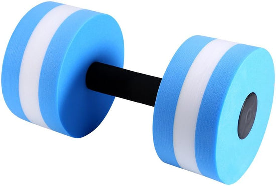 Water Dumbbells, 2PCS 10.6 X 5.9In Blue EVA Foam Aquatic Exercise Dumbbells, Pool Exercise Equipment Water Weights for Adults Water Exercise, Pool Exercise Fitness