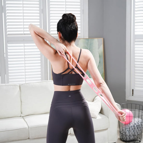 Pilates Bar Kit with Resistance Bands, Multifunctional Pilates Bar
