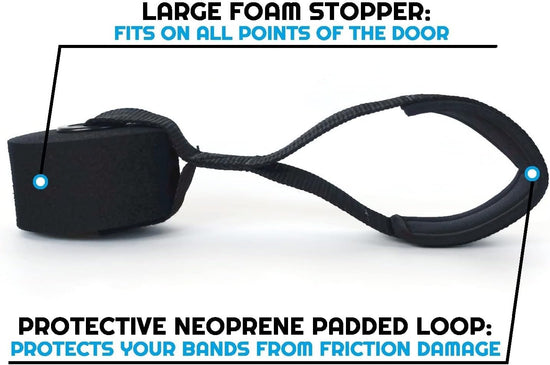 - Extra Large Heavy Duty Door Anchor - Great for Resistance Bands, Physical Therapy Bands, and Closed Loop Bands
