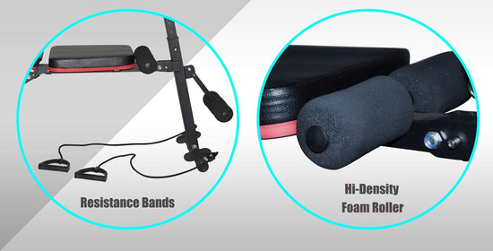 Energetics Multi-Function Incline Decline Weight Bench & Preacher Arm Curl Bench