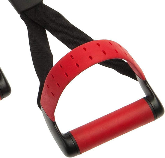 Suspension Trainer Bodyweight Fitness for Full Body Workout Home Gym Resistance System