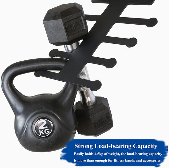 Resistance Rack Band Storage Hanger Gym Equipment Organizer Pull up Bands Jump Ropes, Storage Rack for Home Gym