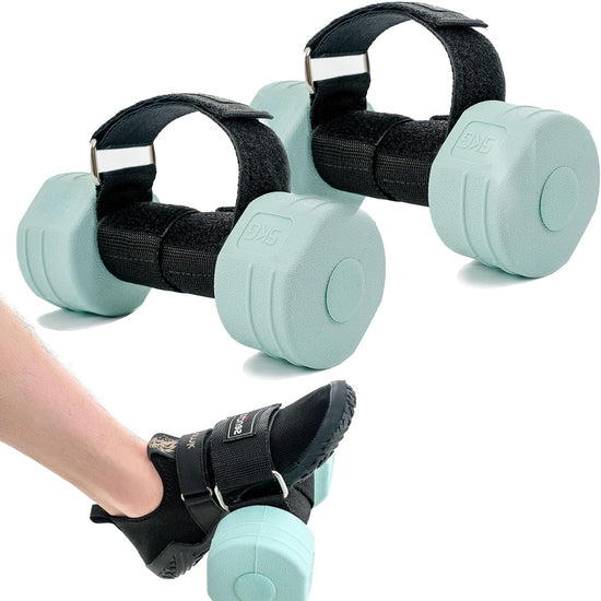Feet Dumbbell Attachment, Tibialis Trainer Ankle Straps for Feet Weight Lifting Shin Splint, Hamstring Curls, Leg Curl Attachment at Home Gym Equipment