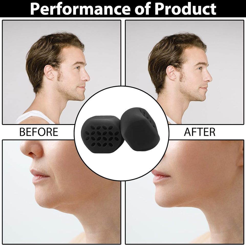 Jaw Exerciser Jawline Exerciser for Men & Women 2 Pack