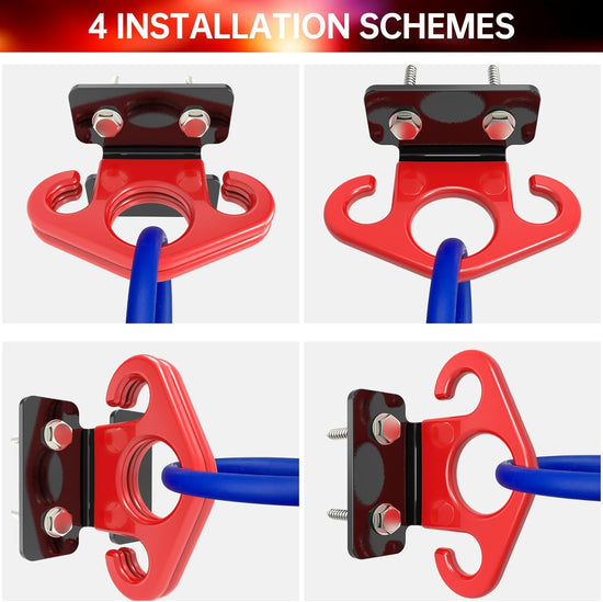 Resistance Band Wall Anchors,Workout Wall Mount Anchor,Band Wall Mounts Gym Anchor,Band Hooks, Space-Saving Wall-Mounted Clip for Home Gym Workouts,For Strength Training,Fitness,Physical Therapy