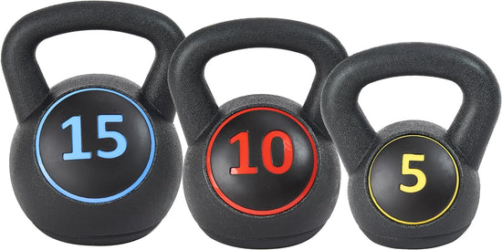 Wide Grip Kettlebell Exercise Fitness Weight Set