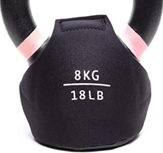 SPECIFIC to  PRODUCTS - Powder Coat Kettlebell Wrap (4-48 KG) - Floor Protector Kettlebell Cover with 3Mm Neoprene Sleeve for Gym or Home Fitness Kettlebell Protection