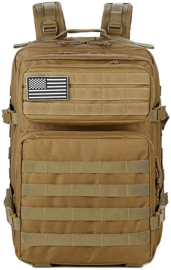 45L Military Tactical Backpacks Molle Army Assault Pack 3 Day Bug Out Survival Bag Hiking Treeking Rucksack