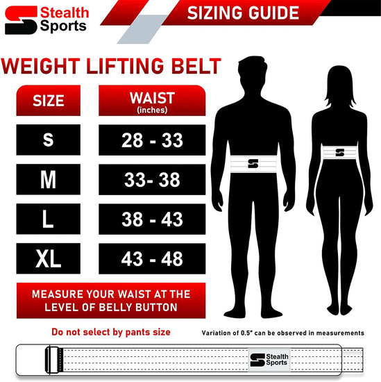 Weight Lifting Belt – 6.5” Back Support Padded Workout Belt Auto Lock Buckle – Neoprene Gym Belt Men Women – Fitness Bodybuilding Training Deadlift Squats Weightlifting Belt