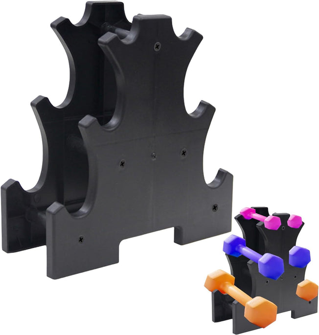 Weight Rack for Dumbbells, Dumbbell Rack, Dumbbell Rack for Home Gym, 3 Tier Weight Rack for Dumbbells, Strength Training Dumbbell Racks Dumbbell Storage Rack, Rack Only