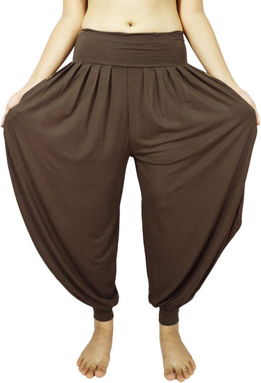 Women'S Drape Harem Aladdin Loose Elastic Waist Pants