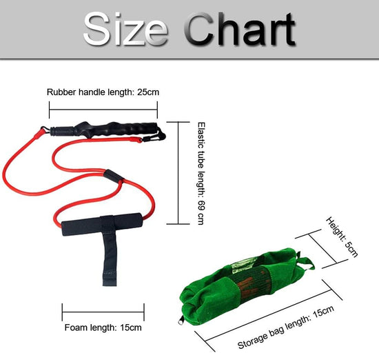 Golf Exerciser Resistance Bands Exercise Fitness or Pilates Workout Gym Sports Swing Cord