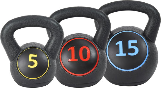 Wide Grip Kettlebell Exercise Fitness Weight Set