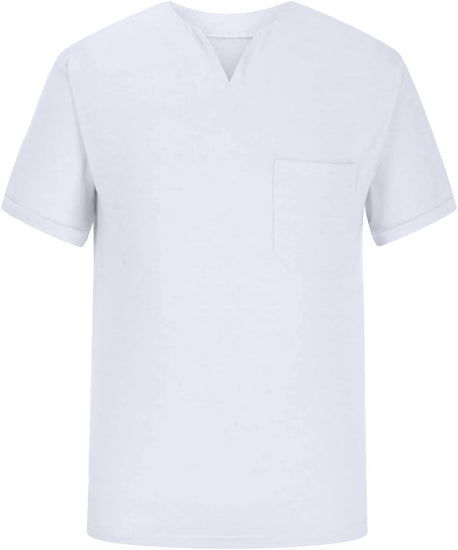 Men Gentlemans Business T Shirt Short Sleeve Fitness Muscle T Shirt V Neck Gym Tee Fashion Workout Casual Shirts