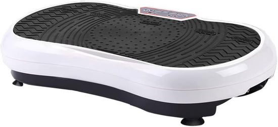 Vibration Machine, 99 Speed Foot Massager Vibrations Platform Machines Plate Exercise Weight Loss Fitness Home Gym Body Workout, with Resistance Bands and Remote Control