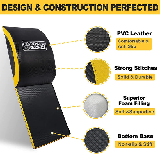 Ab Exercise Mat - Sit up Pad - Abdominal & Core Trainer Mat for Full Range of Motion Ab Workouts…