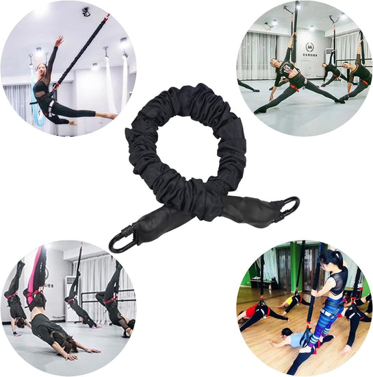 Single Bungee Fitness Resistance Rope, Aerial Dance Single Resistance Band Anti-Gravity Fitness Training Band - without Accessories - Professional Equipment for Home Fitness Exercise