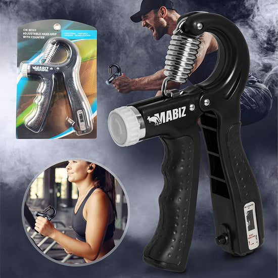 Hand Grip Strengthener(10-60Kg)-Premium Quality Forearm Strengthener with Adjustable Resistance, Intelligent Counting, Nonslip Ergonomic Handle for Athletes, Musicians, Rock Climbers and Therapy Workout