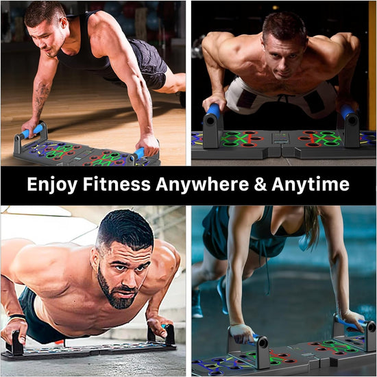 Push up Board 28-In-1, Portable Push up Handles for Floor,Foldable Multi-Function Push up Bars, Professional Push up Stands Strength Training Exercise Fitness Equipment
