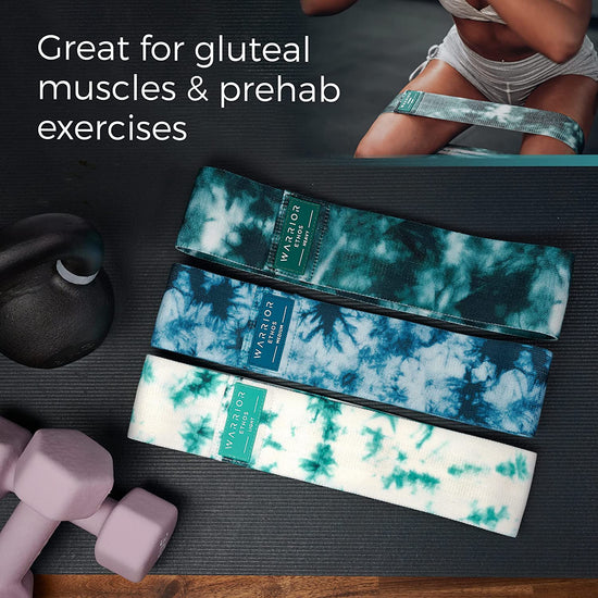 Resistance Bands - Heavy Duty Resistance Band Set - Set of 3 Fabric Bands for Exercise & Fitness - Pull up Assistance Bands for Working Out with Your Home Gym Equipment