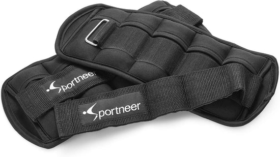 Adjustable Ankle Weights,  1 Pair 1.6 Kg, 3.2 Kg Weights Wrist Arm Leg Weight Straps for Fitness Walking Jogging Workout| 3.5 Lb per Ankle, 7 Lb per Pair