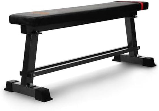 Weight Bench Flat Gym Benches Press Weights Exercise Fitness Equipment Home Workout Fits for Multi Station Smith Machine, with 300Kg Capacity and Feet Protection, 103 X 35 X 45Cm