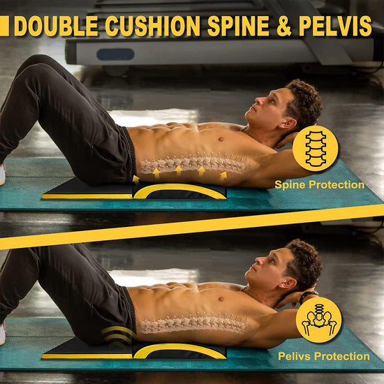 Ab Exercise Mat - Sit up Pad - Abdominal & Core Trainer Mat for Full Range of Motion Ab Workouts…