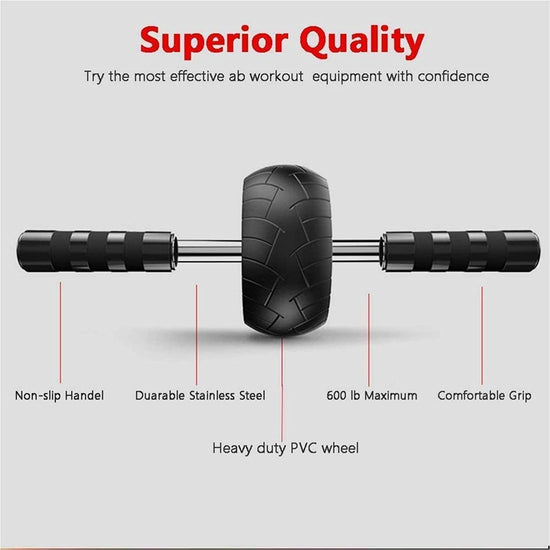 Ab Wheel Roller Pro Fitness Equipment Ab Workout Machine Abdominal Wheel Exercise Equipment Home Gym Core Training with Knee Pad