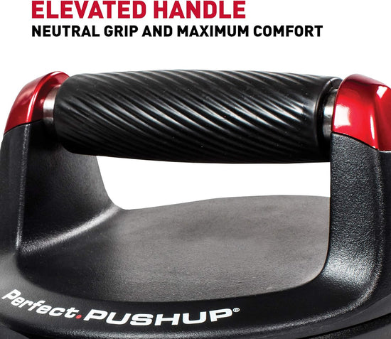 Perfect Pushup V2, Push up Handles, Fitness Equipment for Home Gym, Black, Pack of 2