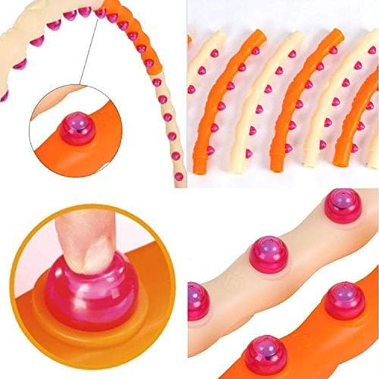 Dynamic Magnetic Hula Hoop Workout Fitness Diet Exercise 2.6Lb Step 1