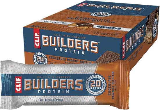 CLIF Builders Bar Chocolate Peanut Butter 12X68G