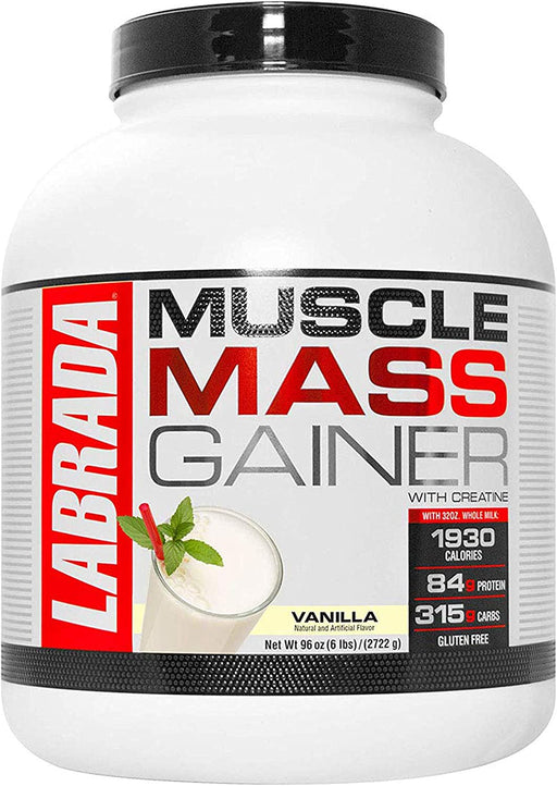 Nutrition Muscle Mass Gainer, Vanilla, 2.72 Kg