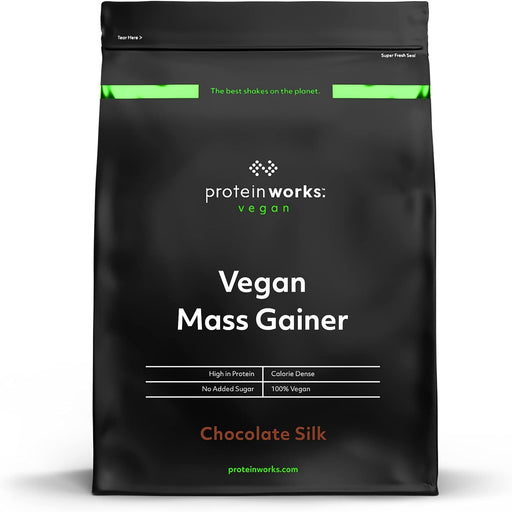 Vegan Mass Gainer | 100% Plant Based | High Calorie Protein Powder | Weight Gainer | Chocolate Silk | 2 Kg