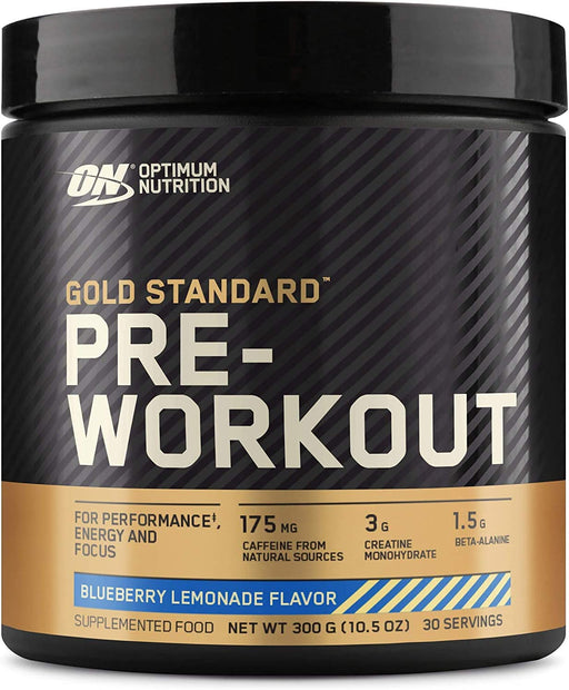 Gold Standard Pre Workout, Blueberry Lemonade, 300G, 30 Servings