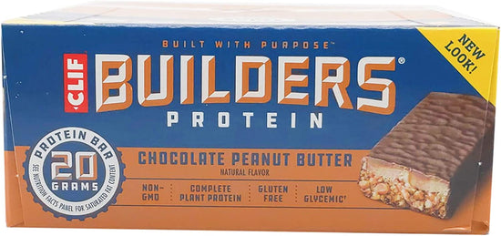 CLIF Builders Bar Chocolate Peanut Butter 12X68G